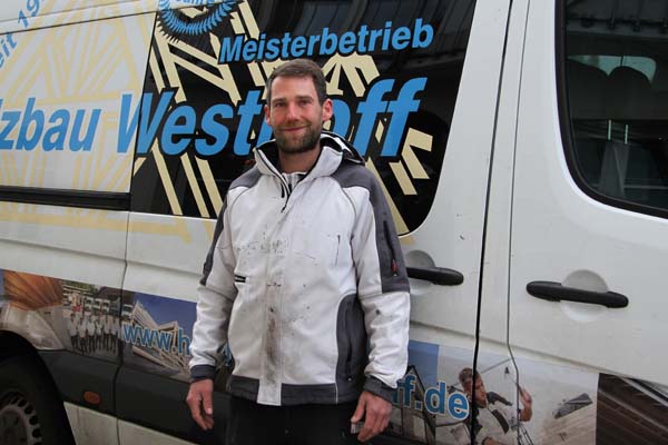 Patric Grützke, Dachdecker